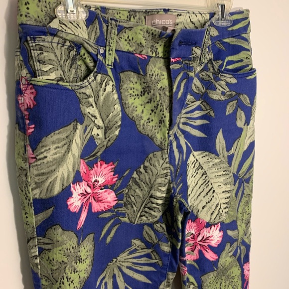 CHICO’s print pants size 30 - Picture 8 of 12
